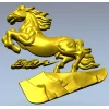 Конь на дыбах - 3D модель STL для ЧПУ: рельефное панно