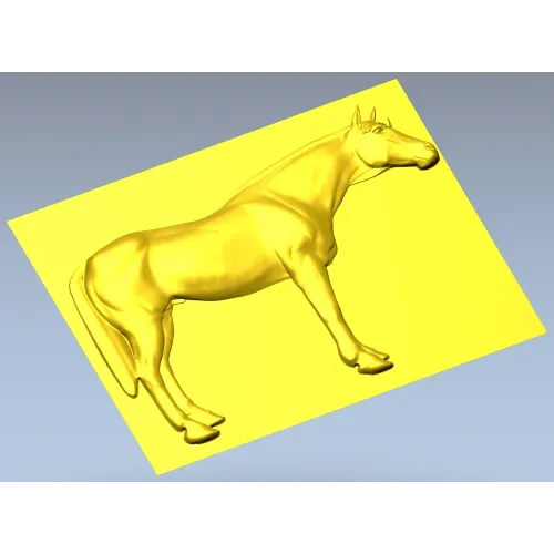 Рельефный конь - 3D модель STL для ЧПУ