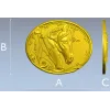Медальон с головой лошади - 3D модель STL для ЧПУ
