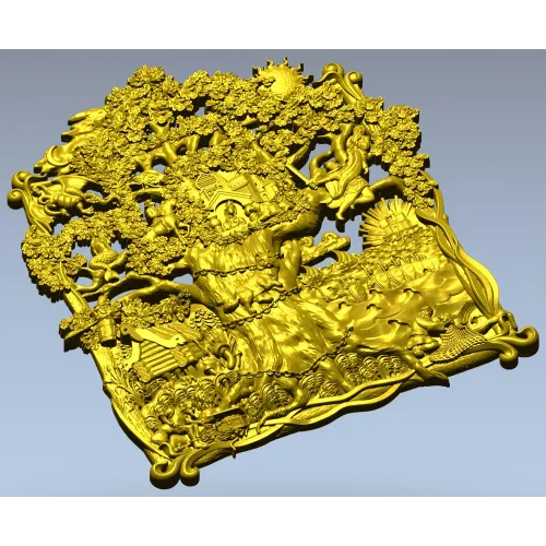 Дуб Лукоморья - 3D модель STL для ЧПУ