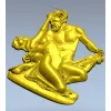 Classical High-Relief "Eternal Embrace" - 3D STL Model for CNC