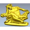 Classical High-Relief "Eternal Embrace" - 3D STL Model for CNC