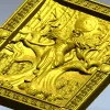 3D модель STL панно "Мара" - декоративная рельефная панель для ЧПУ