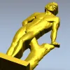 3D модель Марс - скульптурная фигура в формате STL для ЧПУ