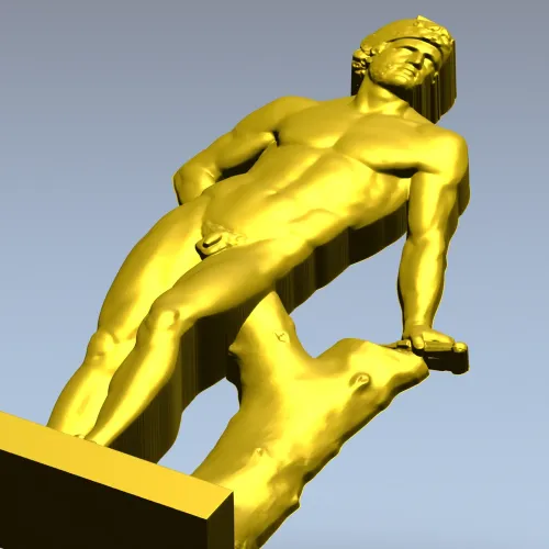 3D модель Марс - скульптурная фигура в формате STL для ЧПУ