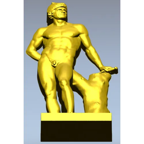 3D модель Марс - скульптурная фигура в формате STL для ЧПУ