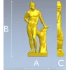 3D модель Марс - скульптурная фигура в формате STL для ЧПУ