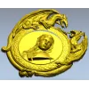 Медальон с драконами - 3D модель в формате STL для ЧПУ