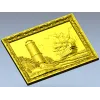 Панно "Свет маяка" - 3D модель STL для ЧПУ