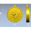 Bolt & Laurel Medallion - STL 3D model for CNC