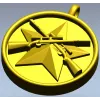 Медальон со звездой и винтовками - 3D модель STL для ЧПУ