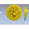 Медальон "Агония" - 3D модель STL для ЧПУ