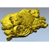 Медвежья пара у реки - 3D модель STL для ЧПУ