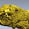 Медвежья пара у реки - 3D модель STL для ЧПУ