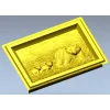 Bear family bas-relief STL for CNC