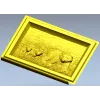 Bear family bas-relief STL for CNC