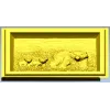 Bear family bas-relief STL for CNC
