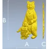 Медведица с медвежонком - 3D модель STL для ЧПУ