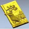 Панно "Медведь и белка" - 3D модель STL