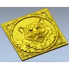 Bear Relief Panel - high-relief STL for CNC carving