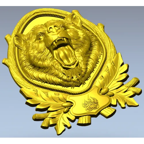 Медвежий трофей - 3D модель STL для ЧПУ
