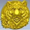 Медвежий медальон - 3D модель STL для ЧПУ
