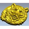 Медвежий медальон - 3D модель STL для ЧПУ