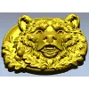 Медвежий медальон - 3D модель STL для ЧПУ
