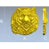Медвежий медальон - 3D модель STL для ЧПУ
