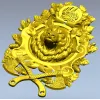 Guardian Bear Crest - high-relief STL 3D model for CNC