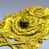 Guardian Bear Crest - high-relief STL 3D model for CNC