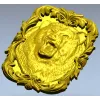 Roaring Bear Plaque STL