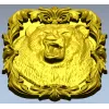 Roaring Bear Plaque STL