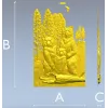Медвежья семья - детализированная 3D модель STL для ЧПУ