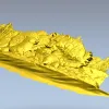 Медвежья идиллия - рельефное панно в формате STL для ЧПУ