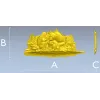Медвежья идиллия - рельефное панно в формате STL для ЧПУ
