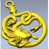 Медальон "Голова Горгоны" - 3D модель STL для ЧПУ