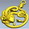 Медальон "Голова Горгоны" - 3D модель STL для ЧПУ