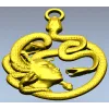 Медальон "Голова Горгоны" - 3D модель STL для ЧПУ
