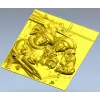 Рельефное панно "Менялы" - 3D STL модель для ЧПУ