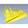 Кул-Шариф - барельефная панель в формате STL для ЧПУ