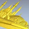 Кул-Шариф - барельефная панель в формате STL для ЧПУ