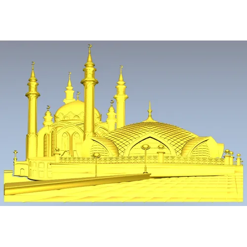 Кул-Шариф - барельефная панель в формате STL для ЧПУ