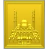 Рельефная панель "Мечеть" - 3D модель STL для ЧПУ