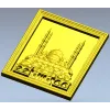 Рельефная панель "Мечеть" - 3D модель STL для ЧПУ