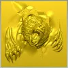 Разъярённый медведь - 3D рельеф в формате STL для ЧПУ