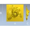 Разъярённый медведь - 3D рельеф в формате STL для ЧПУ
