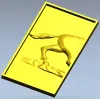 Панель "Сила и грация" - рельефная 3D модель STL для ЧПУ