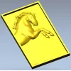 Стремительный галоп - stl панель-рельеф для ЧПУ