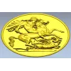 Saint George Medallion STL - high relief 3D model for CNC